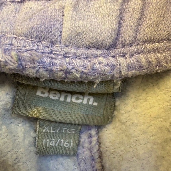 Bench Kids size 14/16 casual elastic waist joggers Sweatpants in Purple Tie-Dye - Picture 4 of 7